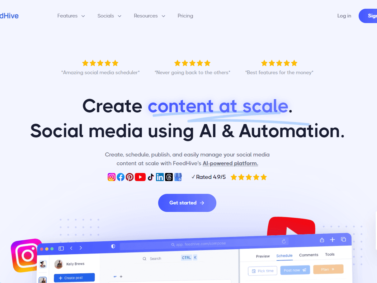 صورة موقع FeedHive